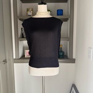 Ann Taylor Factory Scoop Neck Short Sleeve Sweater Top | Size XSP